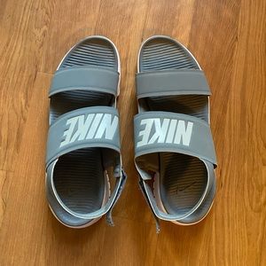 Women’s Nike Tanjun sport sandals grey size 10